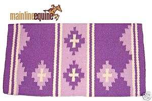 Mayatex Saddle Blanket Wool Barrel Arab Apache Purple  