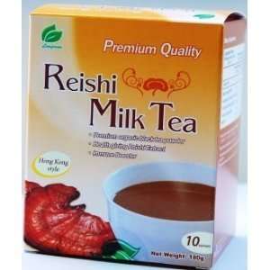 Reishi Milk Tea   Premium Organic Black Tea Powder   To Improve Immune 