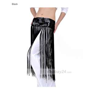 C91014 Belly Dance hip scarf Belt Tribal Fringe  