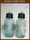   of 2 Vtg Style Mini Mason 1858 Jar Oil Lamp Primitive Country Decor