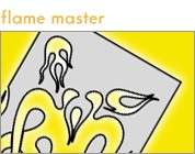 Artool Flame Master Airbrush Paint Stencil Template Set  