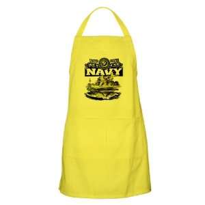  Apron Lemon United States Navy Aircraft Carrier and Jets 