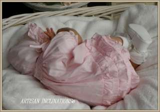 Reborn Baby Prototype newborn awake GIRL 18 inches ADORABLE 3D 