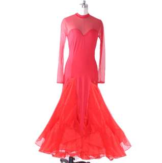 Flamenco Ballroom Long Dance Dress #S8018 2 colours in  