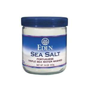 Eden Foods Sea Salt, Portuguese, 16 Ounce  Grocery 