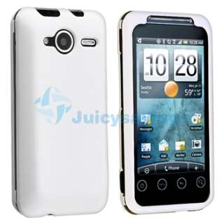   Case Cover+Car Charger+Privacy LCD Film For HTC EVO Shift 4G  