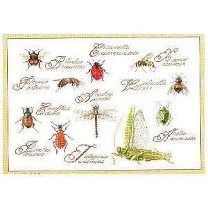  Thea Gouverneur Insect Bee Beetle Counted Cross Stitch Kit 