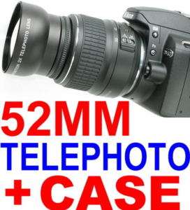 52mm TELEPHOTO Lens FOR NIKON D40 D50 D60 D70 D80 D40X  