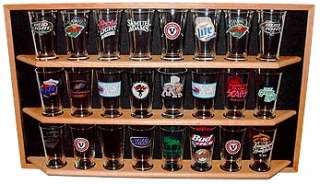 Pint Beer Glass Shelf / Rack   24 Place   Display Shack  