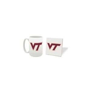 Virginia Tech Hokies Mug & Coaster Combo