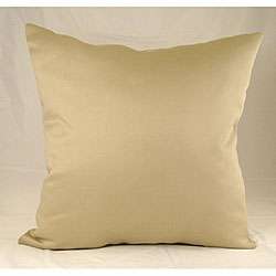 Chino Beige Throw Pillows (Set of 2)  