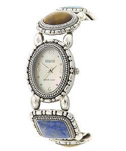 Ecclissi Womens Multi stone Stretch Bracelet Watch  