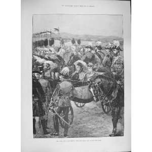   1894 ALDERSHOT SCOTS GREYS HORSES QUEEN VICTORIA COACH