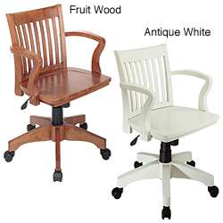 Office Star Deluxe Wood Bankers Chair  