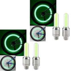Neon Green LED Bike Wheel Lights (Pack of 2)  