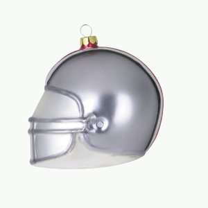 Pack of 2 NCAA Ohio State Buckeyes Blown Glass Helmet Christmas 