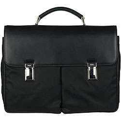 Prada Black Nylon Briefcase  