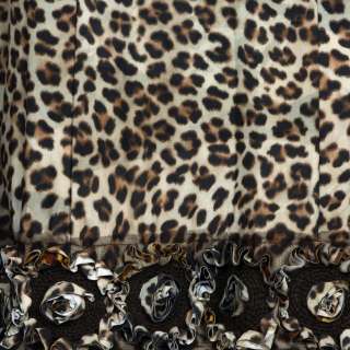 Argenti Womens Cheetah print Cap sleeve Dress  