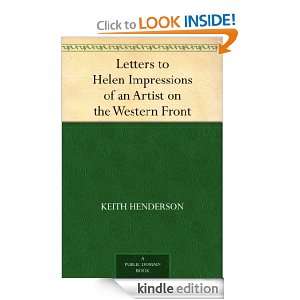   Artist on the Western Front Keith Henderson  Kindle Store
