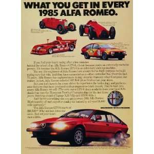  1985 Alfa Romeo RED GTV 6 P2 159 Gran Premio 33 SC12 Ad 