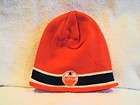   OILERS Logo NHL Orange Vintage Hockey CCM Knit Cuffless Hat NEW
