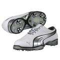 Puma Mens Cell Fusion White/ Silver/ Black Golf Shoes