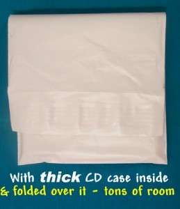50 #0 6x9 Poly DVD CD Envelopes Mailers Bags Self Seal  