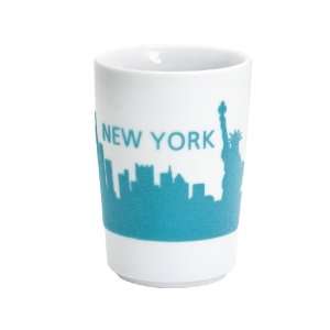  touch FIVE SENSES, Skyline turquoise New York large cup 