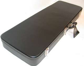 Kaces Black Hardshell Wood Electric Guitar Case  