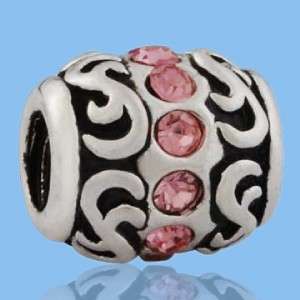   Sterling Silver European Bead GEMSTONE CHARMS many styles to choose