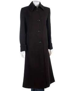 Harve Benard Womens Long Coat with Cuff  