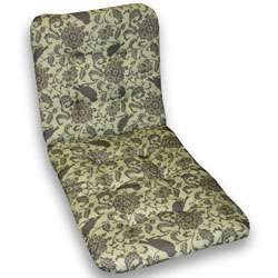   Flower All weather Outdoor Tufted Club Chair Cushion  