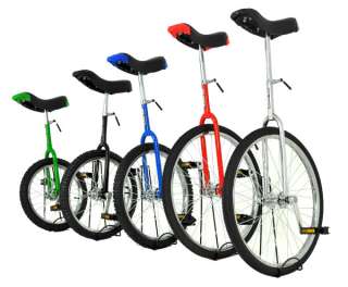 BRAND NEW 18 UNICYCLE CHROME WHEEL CYCLING FREE STAND  