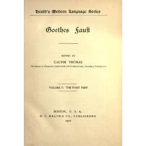  Goethes Faust Johann Wolfgang Von Goethe Books