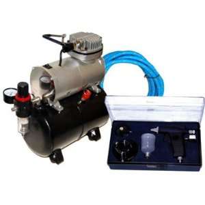   Style Gravity Airbush with Tank Compressor and Hose Toys & Games