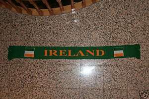 IRELAND GREEN COUNTRY FLAG SCARF SCARVES NEW IRISH  