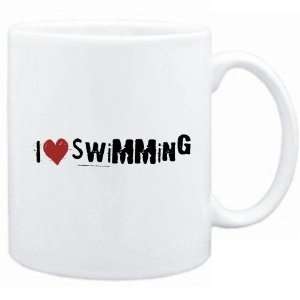  New  Swimming I Love Swimming Urban Style  Mug Sports 
