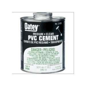  Oatey 31018 PVC Medium Cement, Clear, 8 Ounce