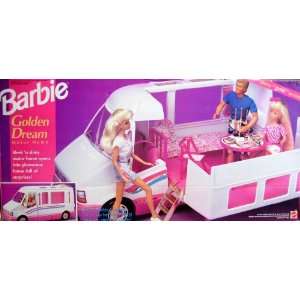  Barbie GOLDEN DREAM MOTOR HOME Vehicle   RV MOTORHOME Van 