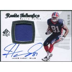   Authentic #277 James Hardy Rookie Patch Auto /999 Sports Collectibles