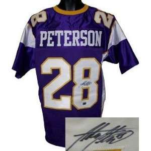  Adrian Peterson Signed Jersey   Purple Prostyle 