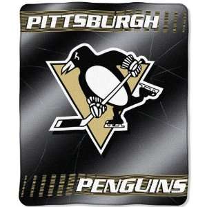  Pittsburgh Penguins 50x60 Face Off Micro Raschel Throw 
