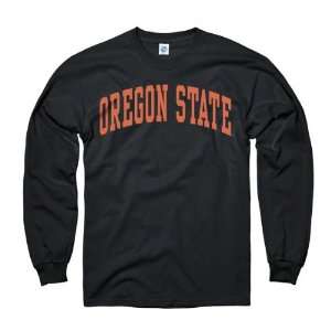 Oregon State Beavers Black Arch Long Sleeve T Shirt  