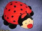 RUSS BERRIE & CO VINTAGE LOVE BUG LADY BUG PLUSH STUFFED TOY PILLOW 