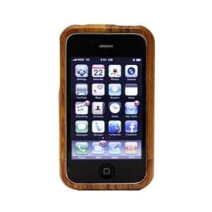   Wooden case for iPhone 3G/3GS   Redwood Cell Phones & Accessories