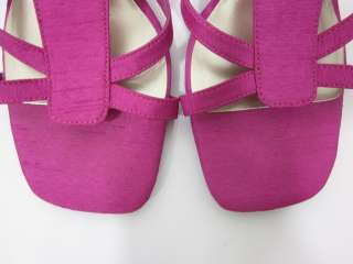KELLY AND KATE Fuchsia Sandals Heels Shoes Sz 9.5  