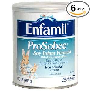 Enfamil ProSobee Soy Infant Formula, Iron Fortified, Powder (Case Pack 
