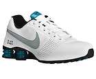 CLASSIC MENS NIKE SHOX DELIVER LEATHER RUNNING SHOES WHITE / TEAL 15