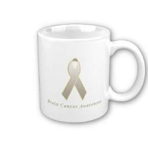 Brain Cancer Awareness Ribbon Coffee Mug
