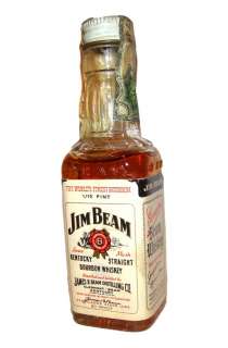 Jim Beam Whiskey Old Edition Rare Collector Mini 50ml  